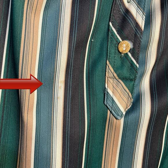 Kenny Classics A-Line Shirt Dress Women's 10 Multicolor Midi VTG Business Casual - Picture 8 of 13